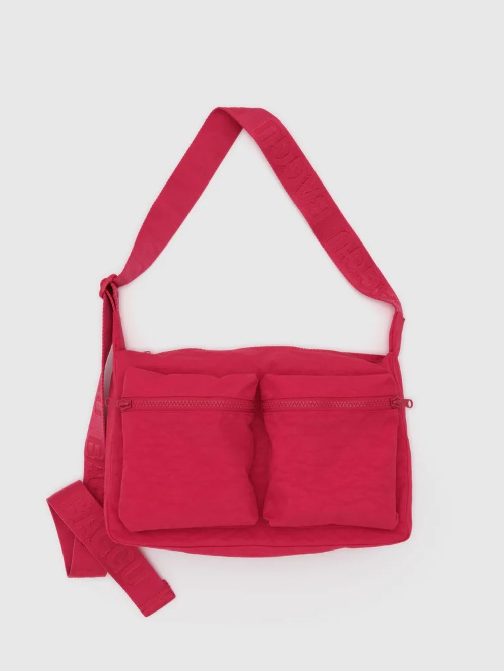 BAGGU Medium Cargo Crossbody Candy Apple Red